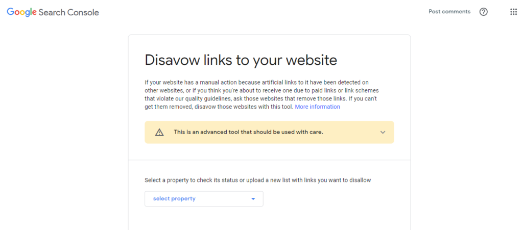 disavow links