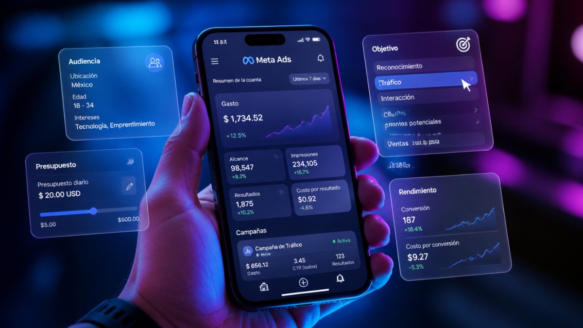 Managing and analysing Meta Ads campaigns from a mobile device
