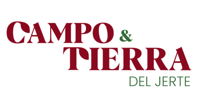 logotipo campo y tierra rojo