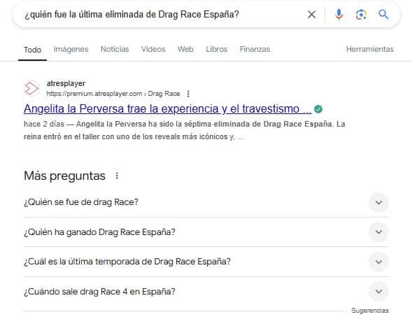 Search on Drag Race Spain