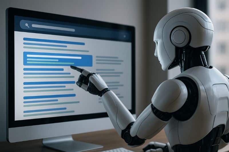 ia revisando paginas de posicionamiento organico