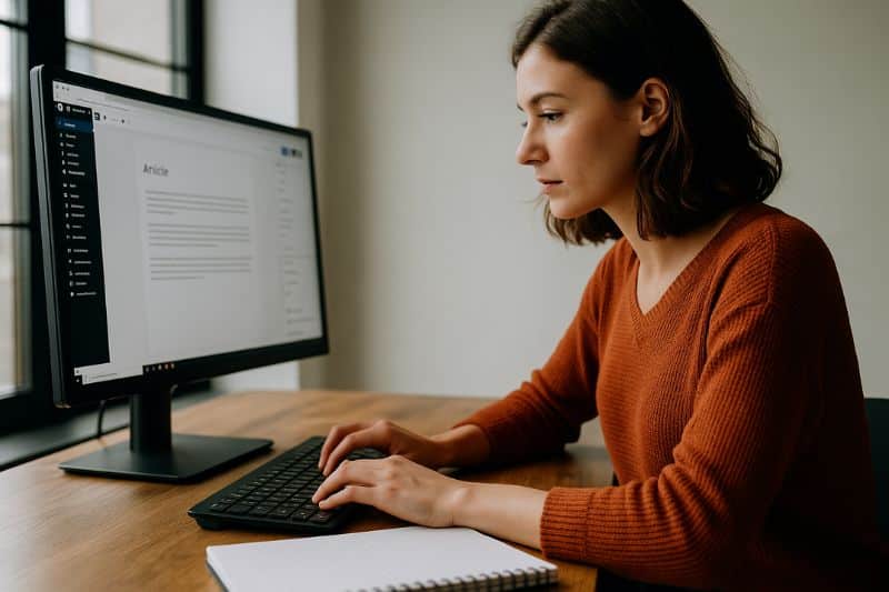 posicionamiento organico escribir contenido