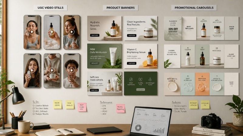 Creatividades para Google Ads y Meta Ads
